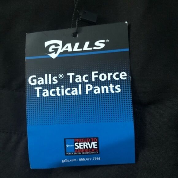 Galls Women's Tac Force Tactical black cargo work carpenter pants 8/30 - Picture 6 of 13